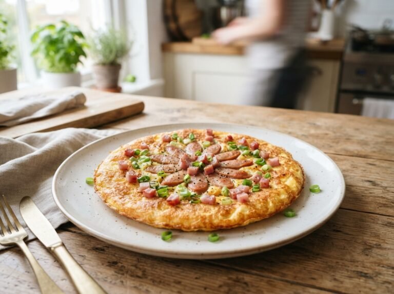 Sausage Flower Omelette: A Fun and Easy Breakfast Skillet Recipe