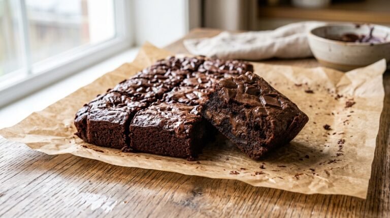 Easy Flourless Chocolate Banana Brownies Recipe