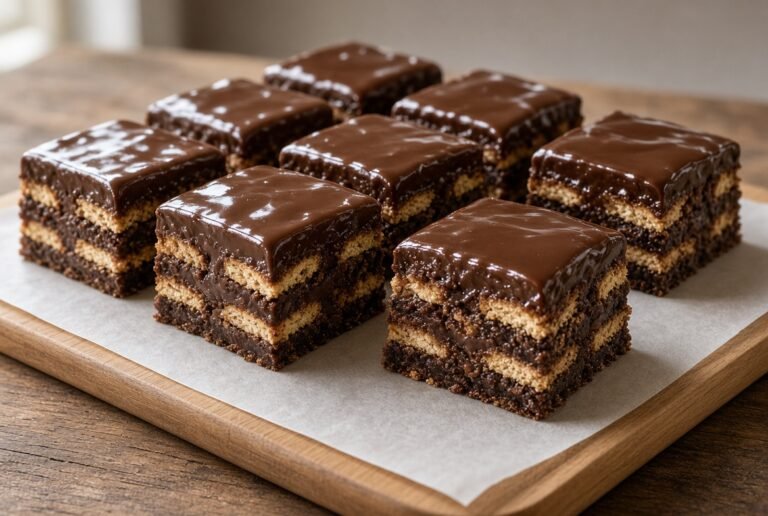 Easy No-Bake Chocolate Biscuit Cake Recipe