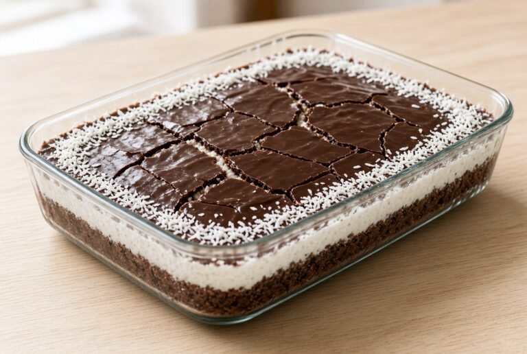 Healthy Bounty Bar Dessert – Easy No-Bake Recipe
